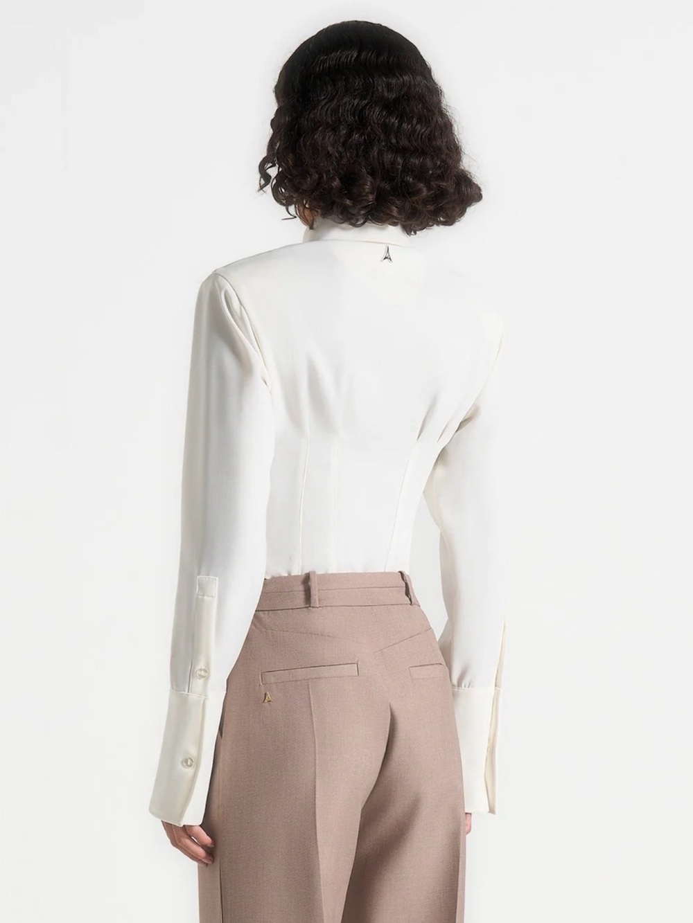 Maniere De Voir Agnes Corset Shirt Bodysuit - Picture 2 of 4